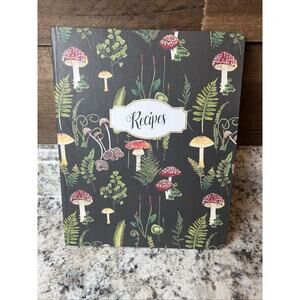 NEW C.R. Gibson Recipe Book & Binder, Mushroom Botanical Theme